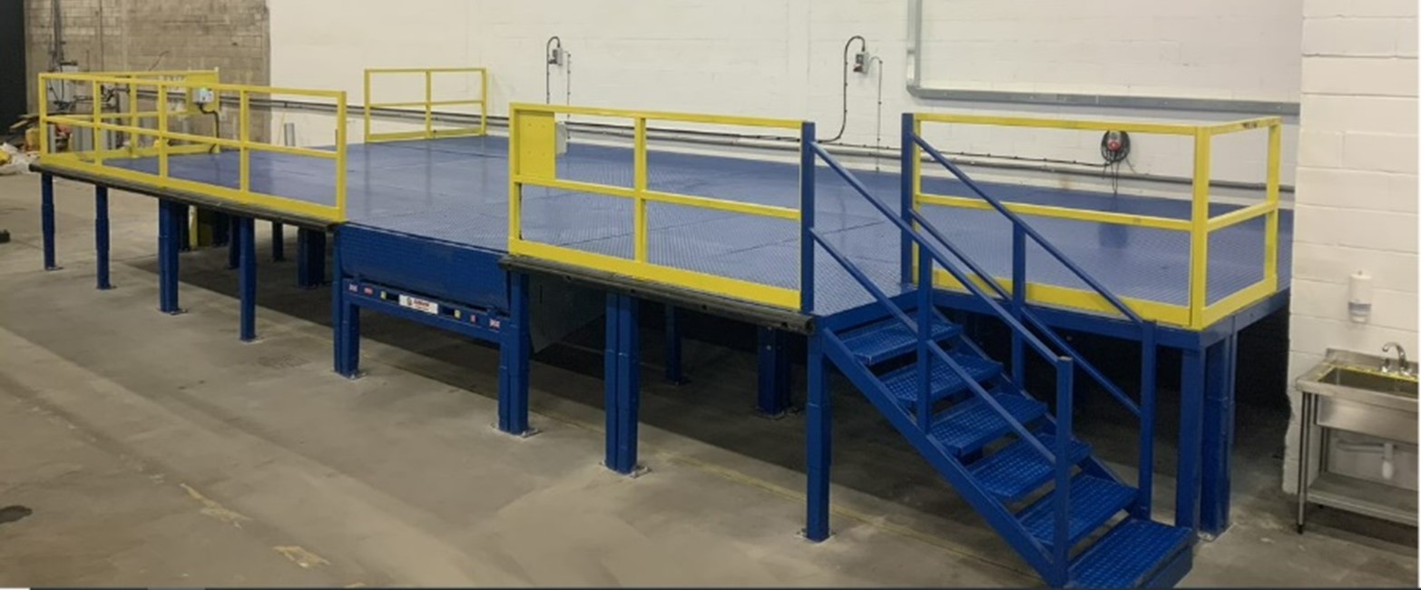 Dock Leveller Hydraulic Ram and Emergency Velocity Valve Installation
